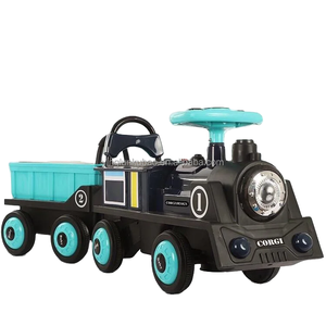 Les dernières nouveautés : Jouets de train pour enfants, Voiture électrique pour enfants avec lumières et fonctions de pulvérisation, Voiture pour enfants à conduire, Petit train musical pour enfants - Product Image 2