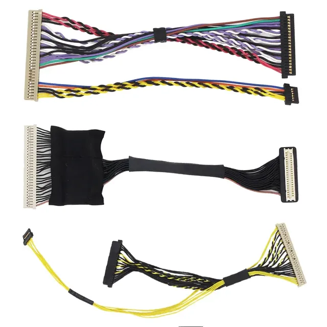 30-Pin 1.0 Mm Pitch Lvds Ffc Ribbon Cable 20 30 40 50-Pin Lvds Cable