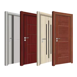 Ventes directes d'usine, portes en bois massif simples et modernes personnalisables, portes intérieures et portes laquées de pièce - Product Image 1