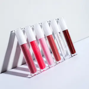 Wholesale Glitter Private Label Glossy Pigmented Cruelty Free Vegan Lip Gloss