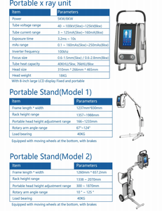 Yeni 8KW taşınabilir x ışını makinesi 125kV Sontu marka SONTU60-Unicorn - Product Image 2