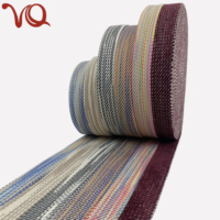 Sangle en coton satiné à motif chevron, tissée douce, directement de l'usine, pour sangles de sacs personnalisées, sangles de guitare et projets de bricolage