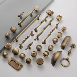 Offre Spéciale poignées en laiton massif poignée de porte d'armoire antique bouton boutons de tiroir - Product Image 3