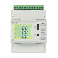 Acrel ADW200 4 trifásico multicanal medidor de energía de dos tarifas trifásico Lora medidor IOT con CTS