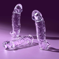 Anneau pénien transparent réutilisable en 3 tailles, manchon pour pénis, extenseur de pénis, agrandisseur de pénis masculin, jouets sexuels durables pour hommes et femmes