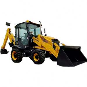 Meilleures ventes Chargeuse compacte 75KW 8 tonnes Mini pelle rétrocaveuse CLG764A avec une grosse réduction Machine chinoise - Product Image 1