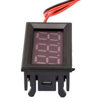 0.56 pouces 2 lignes LED détecteur de voltmètre numérique DC 4.5-30V moniteur de capacité de tension Volt panneau testeur mètre pour moto voiture