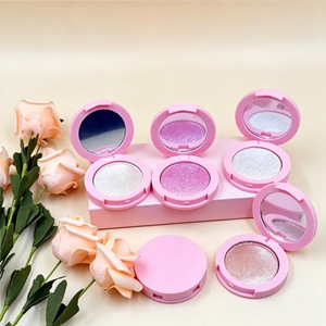 <span class=keywords><strong>Bronzer</strong></span> et illuminateur personnalisés avec logo, pressés pour le visage, 5 couleurs, sans logo, illuminateur scintillant, texture crème poudre, maquillage du visage - Product Image 6