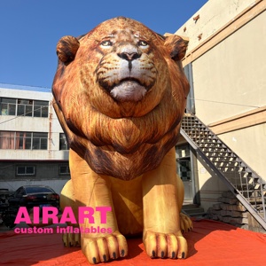 Statua Gonfiabile di Leone Stilizzata per Centri di Intrattenimento per Bambini - Product Image 6