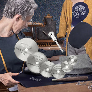 7 lames de scie industrielles en acier rapide, petites, dentelées, accessoires pour outils électriques, pour le travail du <span class=keywords><strong>bois</strong></span>, la découpe du plastique/<span class=keywords><strong>PVC</strong></span>, OEM, longues - Product Image 3