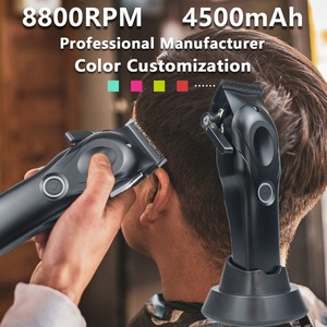 เครื่องตัดผมระดับมืออาชีพ 8000 รอบต่อนาที พร้อมแบตเตอรี่ความจุสูง 4500 มิลลิแอม<span class=keywords><strong>ป</strong></span>์ กันน้ำ และควบคุมผ่านแอปพลิเคชัน สำหรับร้าน<span class=keywords><strong>ตัดผม</strong></span> - Product Image 3