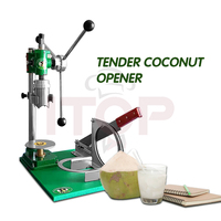 Rvs Kokosnoot Gat Opening Tool Nieuwe Ontwerp Groene Tender Coconut Peeling Trimmen Machine