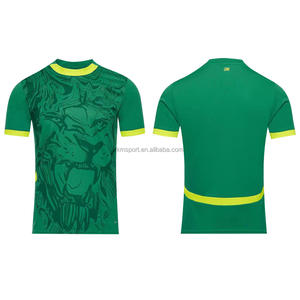 高品質 大人用サッカーシャツ 通気性抜群 夏用 ファンバージョン サッカーユニフォーム カスタムロゴ・名前プリント セネガル トレーニング クイック - Product Image 4