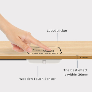 12V 5A 60W Holzplatte Hidden Touch Dimm schalter Schrank Smart Möbel Lichtsensor Penetra ble Inductive <span class=keywords><strong>Switch</strong></span> Smart - Product Image 3