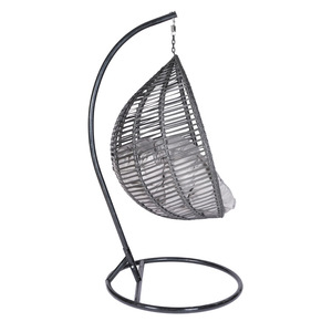 Oeytree Moderne PE Rotin <span class=keywords><strong>Oeuf</strong></span> Chaise Balançoire Unique Adulte Siège <span class=keywords><strong>Suspendu</strong></span> Extérieur Patio Jardin Chambre Salon Hôtel Parc Utilisation - Product Image 5