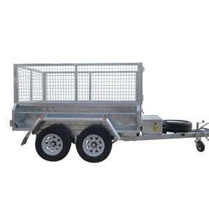 2021 Hot Sales Galvanised 9x5 Tandem 2 Ton Hydraulic Tipper Tipping Box Farm Plant Trailer(Brand new )