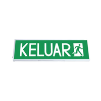 Señal de salida de emergencia LED personalizada Luces de emergencia en espera con patrón Categoría de producto premium