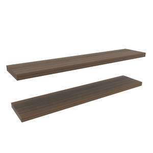 Ecco 47 In Wide Floating Shelves Set Of 2 <b>Wall</b> Decor Storage <b>Book</b> Shelves For Bedroom Bathroom Living Room - Product Image 2