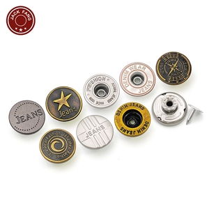 KUNSHUO <b>Button</b> Factory Brass Vintage Jean <b>Button</b> and Rivets Stainless steel Iron Custom Logo Denim Metal <b>Buttons</b> for jeans - Product Image 4