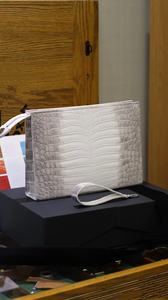 Nuova <span class=keywords><strong>pochette</strong></span> Casual da <span class=keywords><strong>uomo</strong></span> di alta qualità, realizzata a mano in <span class=keywords><strong>pelle</strong></span> di coccodrillo - Product Image 3