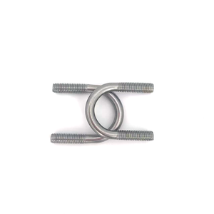 مصنع GB معيار U-bolt الطاقة الكهروضوئية على شكل حرف U المشبك الأسلاك الترباس الصف المجلفن على شكل حرف U لخط أنابيب الحماية من الحرائق - Product Image 1