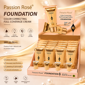 Fond de teint <span class=keywords><strong>crème</strong></span> correcteur de couleur Passion Rose, couvrance totale, SPF 25/PA++, longue tenue, waterproof, <span class=keywords><strong>crème</strong></span> <span class=keywords><strong>CC</strong></span> pour un maquillage nude - Product Image 1