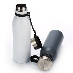 Custom 600ml Double Wall Vacuum Steel 304 <b>Hot</b> <b>Cold</b> Water Bottle Insulation Thermal Flask For Travel Sports - Product Image 3