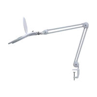 Green Optical Lens Anti Glare Clip on Light Led Magnifier Lamp for Thread Sorting During Professional Embroidery Production