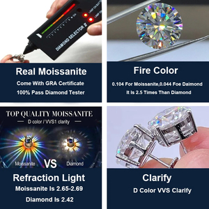 Collana da Uomo Trendy Hip Hop con Croce in Argento S925 e Moissanite, Charm Ghiacciato, Idea Regalo - Product Image 6