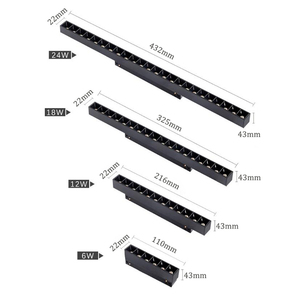 Dglux <span class=keywords><strong>2025</strong></span> LED theo dõi ánh sáng hiện đại tuyến tính LED hệ thống chiếu sáng nhôm nhiệt độ màu tùy chọn 2700K 4000K 6000K phụ kiện - Product Image 4