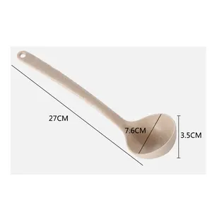 Eco-Friendly Wheat Straw Rice&Porridge Ladle Kitchen Plastic Soup Ladle