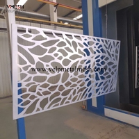 Pantallas decorativas de aluminio para interiores y exteriores, paneles de corte láser para exteriores