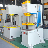 Presse hydraulique à bras unique de 160 tonnes avec système servo, commande PLC, pompe à moteur, multifonctionnelle pour le pressage/formage de pièces de type manchon