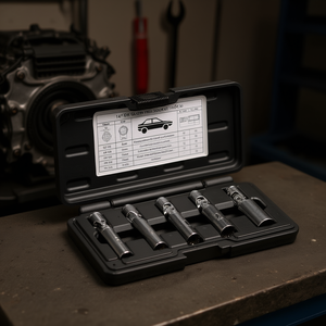 ชุดซ็อกเก็ตหัวเทียน 1/4 ดร.โกลว์ 5 ชิ้น สำหรับเครื่องมือซ่อมเครื่องยนต์ดีเซล - Product Image 3