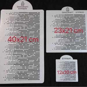 3Pcs Pochoir à Gâteau Motif Décoration de Gâteau de Mariage Dentelle Fondant Gâteau Boder Pochoirs Modèle Moule à <span class=keywords><strong>Dessin</strong></span> - Product Image 3