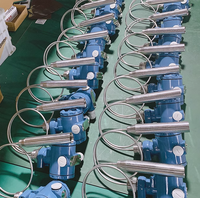 High Temperature 304 Stainless Steel Armored Level Transmitter 4-20mA Output for Gasoline Diesel Soybean Oil and Water