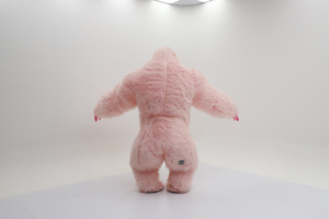 Pakaian Cosplay kostum maskot Gorila dewasa 2/2.6m setelan maskot gorila tiup untuk acara obral - Product Image 5