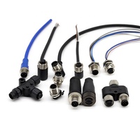 Nouveaux connecteurs adaptateurs mâles et femelles filetés M12, IP40, en alliage d'argent, pour usage automobile, certifiés CE