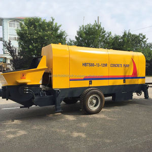 ปั๊มส่งคอนกรีตแรงดันสูงแบบพกพา40m 3 /h ปั๊มส่งคอนกรีตดีเซล - Product Image 2