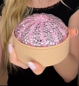 Juguete Antiestrés de Goma EVA y PVC con Polvo Dorado Brillante, Diseño de Dumpling, para Niños y Niñas, Unisex, Venta Caliente CS - Product Image 1