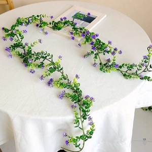 Guirlandes de camélias artificiels 180 cm, fleurs en soie pour décorations de mariage et de maison - Product Image 4