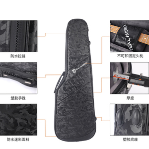 Real Mission: Borsa per Chitarra Alla Moda di Alta Qualità, Antiurto e Impermeabile, con Interno in Flanella e Tracolla Regolabile - Product Image 4