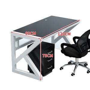 Tables de <span class=keywords><strong>travail</strong></span> pour employés, design moderne et simple en bois blanc, meubles de maison, bureaux d'ordinateur - Product Image 4