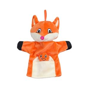Giocattoli di <span class=keywords><strong>marionette</strong></span> a <span class=keywords><strong>mano</strong></span> in due pezzi personalizzabili 26 cm Fox Puppy Owl Bird giocattoli interattivi di peluche per <span class=keywords><strong>marionette</strong></span> a <span class=keywords><strong>mano</strong></span> di animali del fumetto - Product Image 1