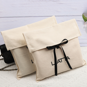 Sac d'emballage pour vêtements anti-poussière avec logo personnalisé, sac à main vintage souple, emballage cadeau, sac enveloppe en coton <span class=keywords><strong>Martin</strong></span> - Product Image 5