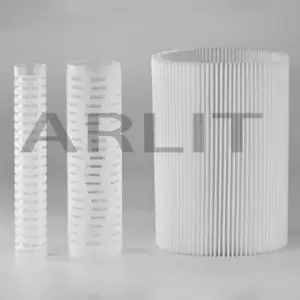 Cartucho de filtro de PP de membrana plisada de 10 "x 69 mm Cartucho de filtro de agua