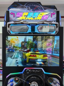 Coin Operated Speed Racing 55 Inch HD LCD Commercial Racing Car Dynamic Arcade Game Machine English Plastic for FEC - Product Image 5