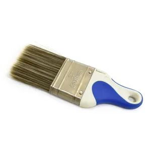 促销油漆杂物2 in短角油漆刷便携式刷毛，带TPR手柄，用于墙壁装饰