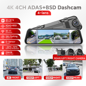 <span class=keywords><strong>4</strong></span> चैनल ads Wifi डैश कैम के फ्रंट और रियर 4K कार कैमरा डैश कैमरा 4K नाइट विजन डैश कैमरा 24h पार्किंग मॉनिटर - Product Image 2