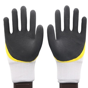 قفازات عالمية مخصصة مضادة للانزلاق مطلية باللاتكس ، قفاز عمل كهربائي آمن - Product Image 2